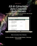 Impulsa Kit | Estructuras de Contenido para Redes Sociales